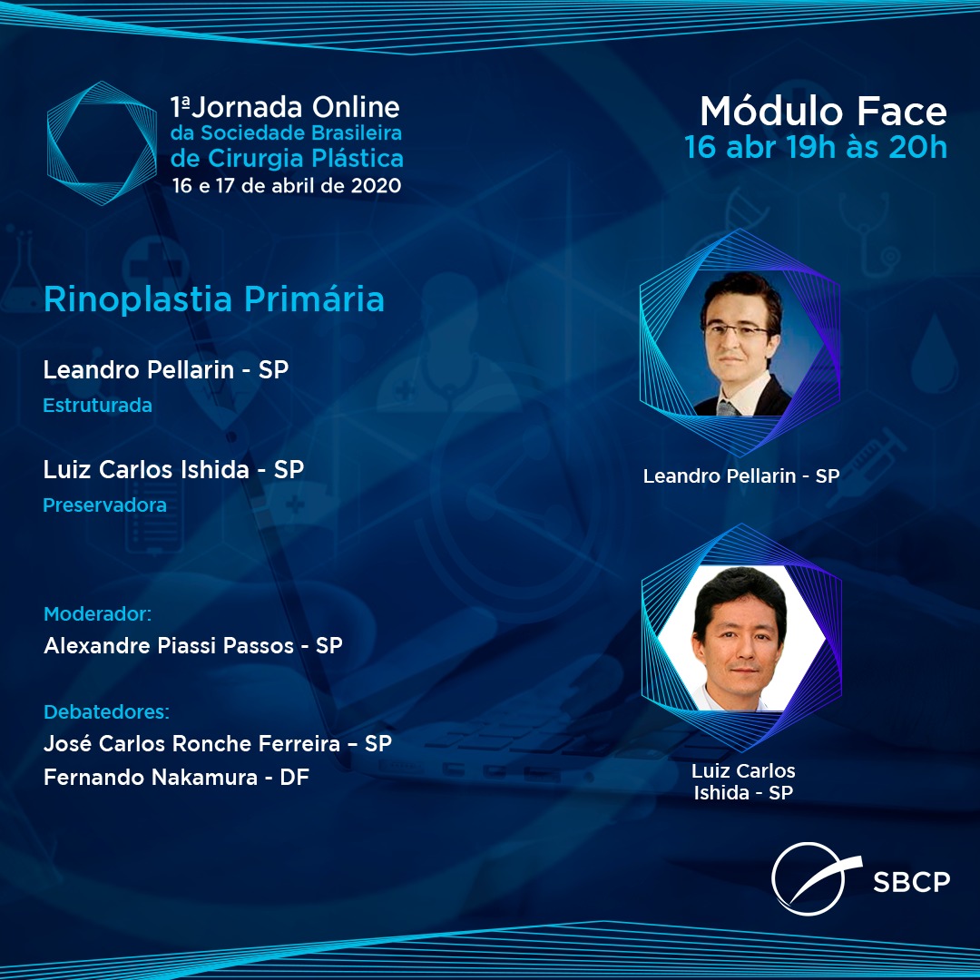 1ª Jornada Online da Sociedade Brasileira de Cirurgia Plástica – Módulo FACE